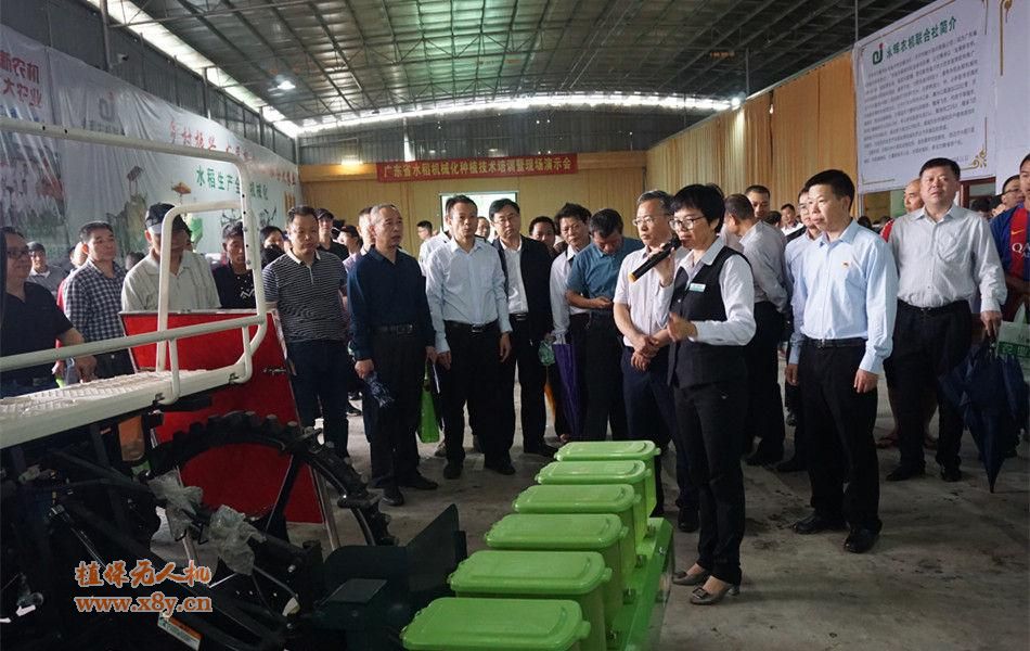广东省水稻种植机械化技术培训暨现场演示会在开平市召开