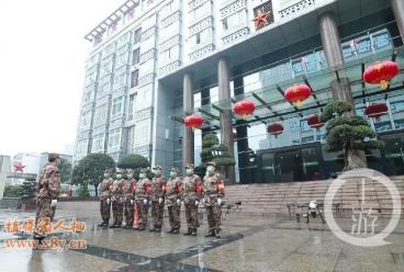 巴南民兵无人机队投入抗疫战斗
